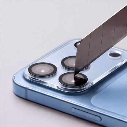 Tech-Protect Cam Fit+ Rückkamera-Schutzrahmen für Apple iPhone 18 Pro, gehärtetes Glas, transparent