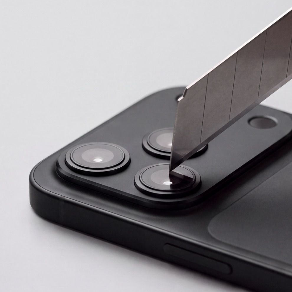 Tech-Protect Camalloy Fit+ Rückkamera-Schutzrahmen für Apple iPhone 18 Pro, Aluminium, Schwarz
