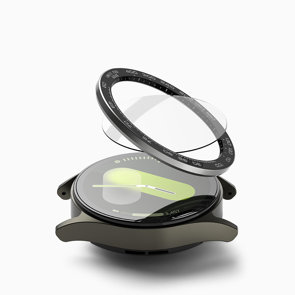 Cornice di Protezione Ringke Premium Styling per Samsung Galaxy Watch7 40mm, Modello 1, Nera