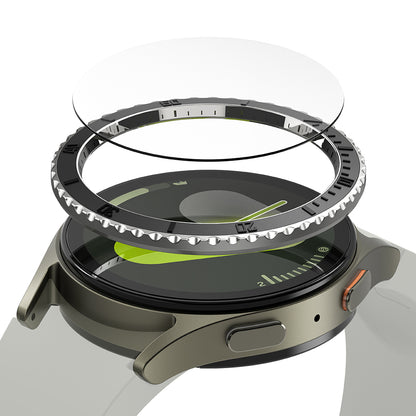 Cornice di Protezione Ringke Premium Styling per Samsung Galaxy Watch7 40mm, Modello 3, Nera