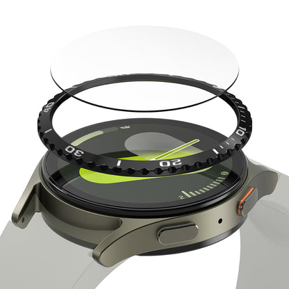 Cadre de protection Ringke Styling pour Samsung Galaxy Watch7 40mm, Modèle 6, Noir