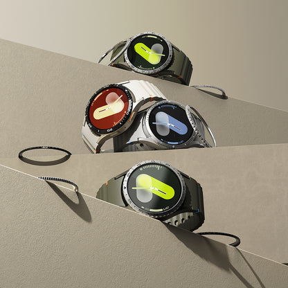 Cadre de protection Ringke Styling pour Samsung Galaxy Watch7 40mm, Modèle 6, Noir