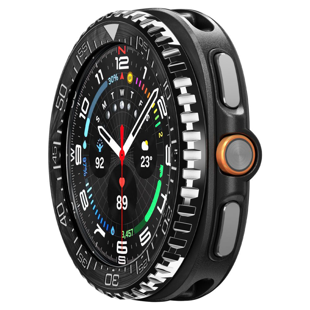 Cadre de protection Spigen Tune Pro Diver pour Samsung Galaxy Watch8 Classic, Noir