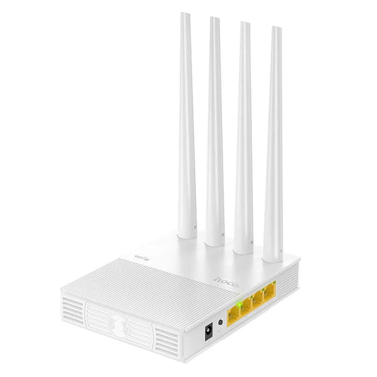 Router Wireless HOCO HI31, Dual Band, Wi-Fi 5, Bianco