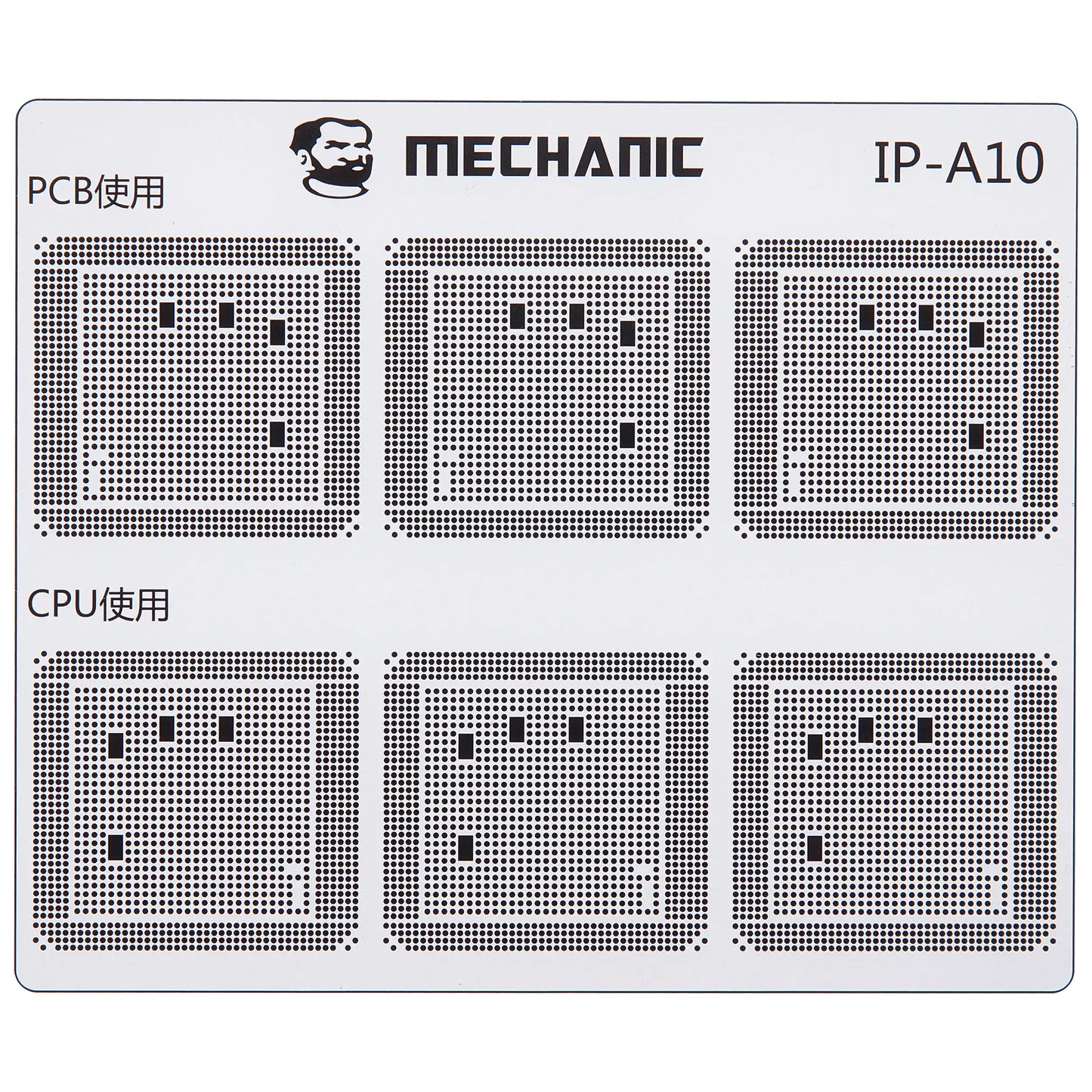 Schablone zur Isolierung von CI-Leiterbahnen Mechanic für Apple iPhone 6 - 16 Serie