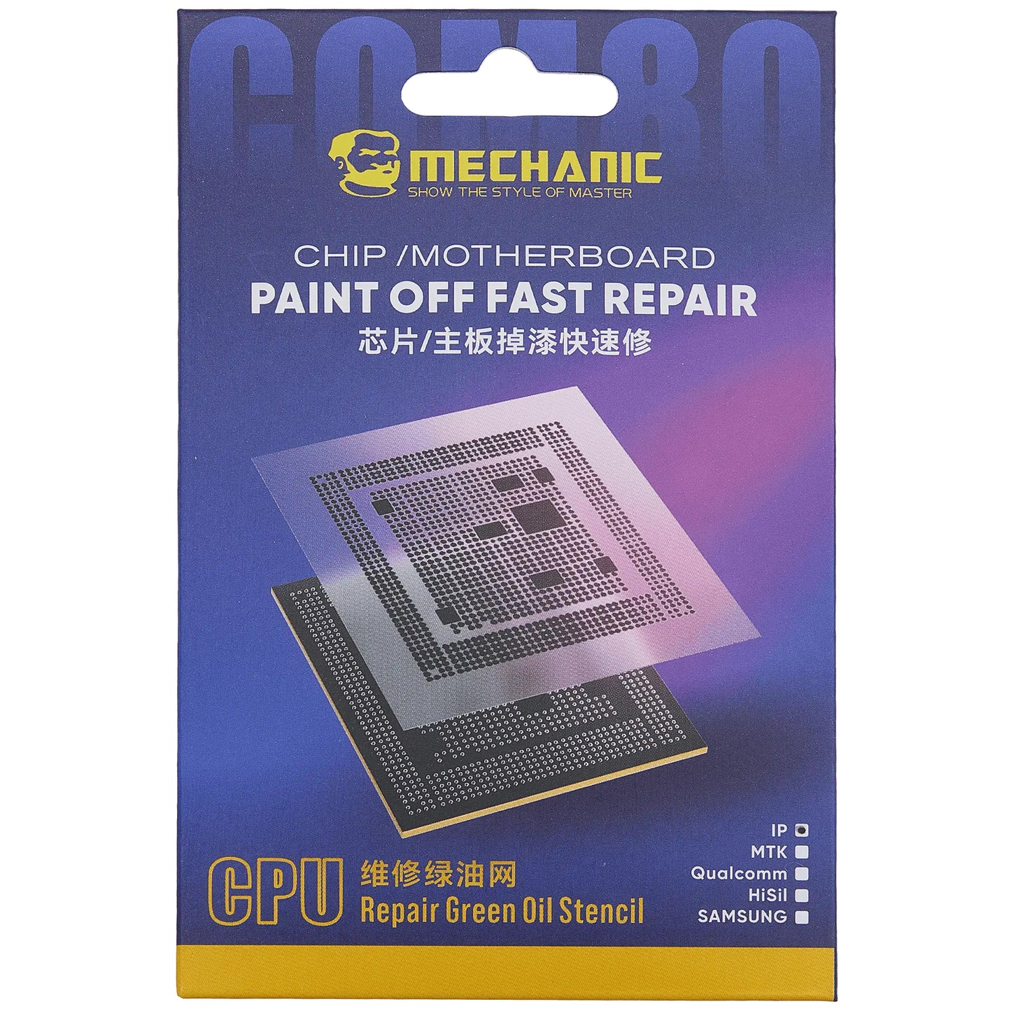 Schablone zur Isolierung von CI-Leiterbahnen Mechanic für Apple iPhone 6 - 16 Serie