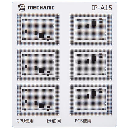 Schablone zur Isolierung von CI-Leiterbahnen Mechanic für Apple iPhone 6 - 16 Serie