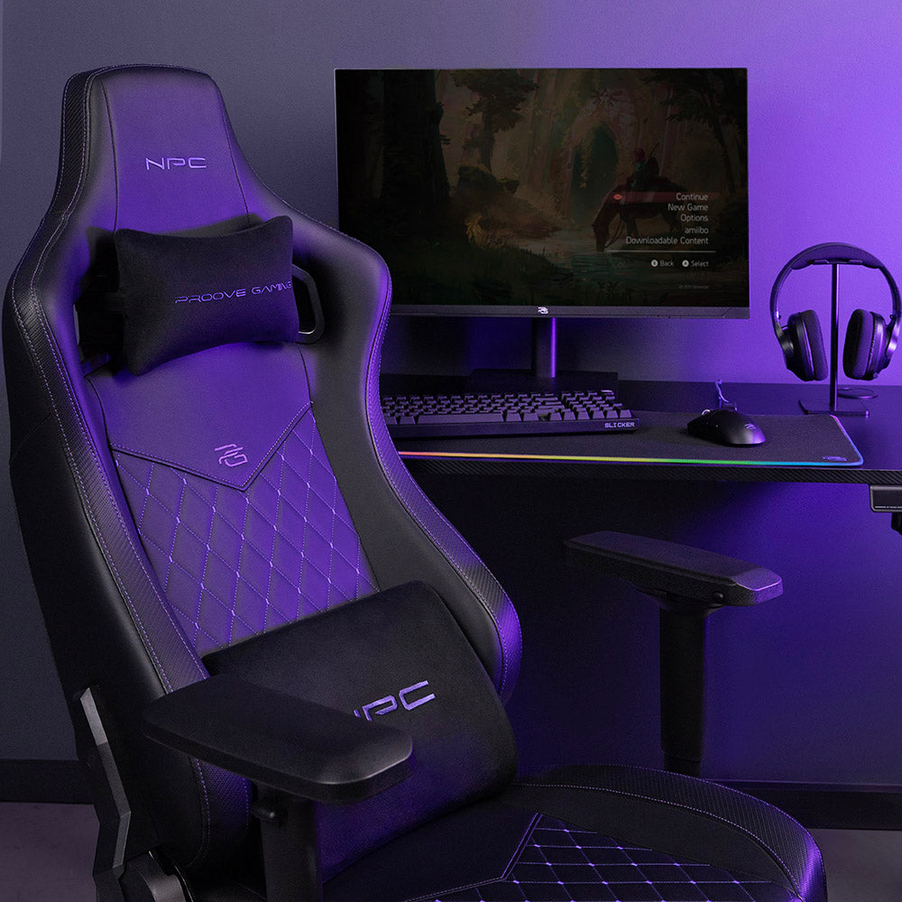 Chaise Gaming Proove NPC, Noir Violet GCNP0001017