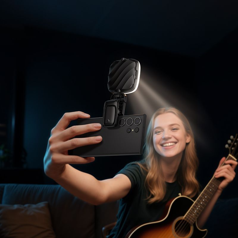 Selfie Light HOCO K29, Universal, Schwarz