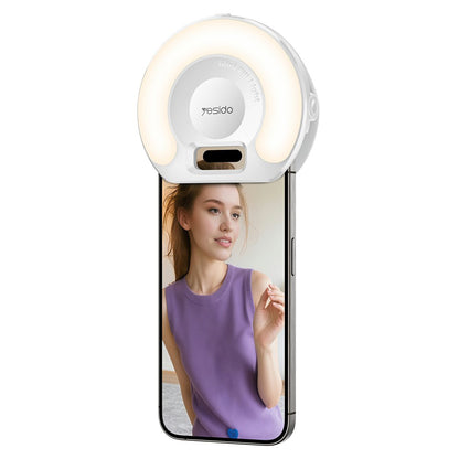 Selfie Light Yesido DH13, Universale, Bianco