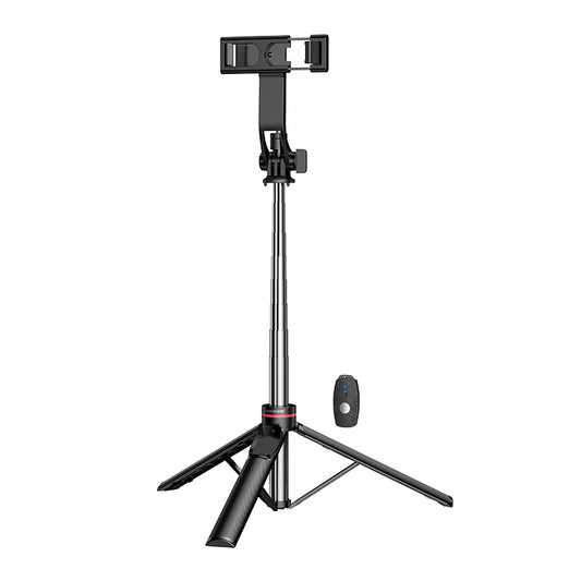 Bluetooth Selfie Stick Borofone BY15 Throne, 4,5 Zoll - 7 Zoll, Schwarz