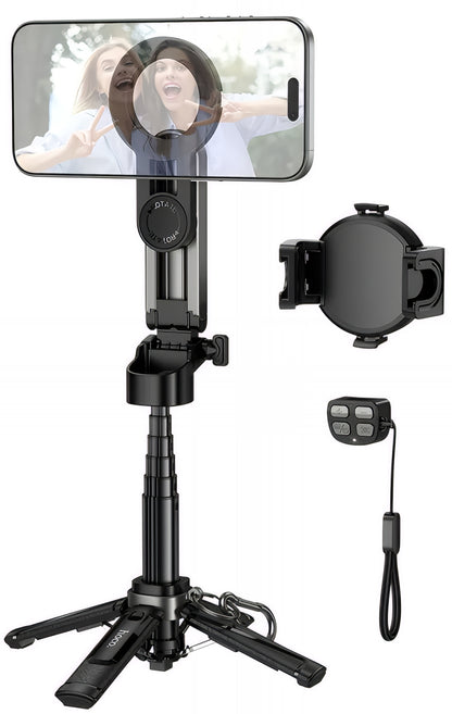 Selfie Stick Bluetooth HOCO K27 Pro, Universal, Schwarz