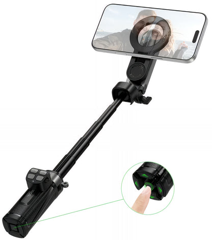 Selfie Stick Bluetooth HOCO K27 Pro, Universal, Schwarz