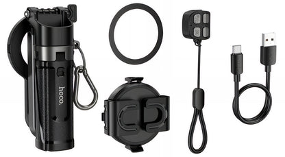 Selfie Stick Bluetooth HOCO K27 Pro, Universal, Schwarz