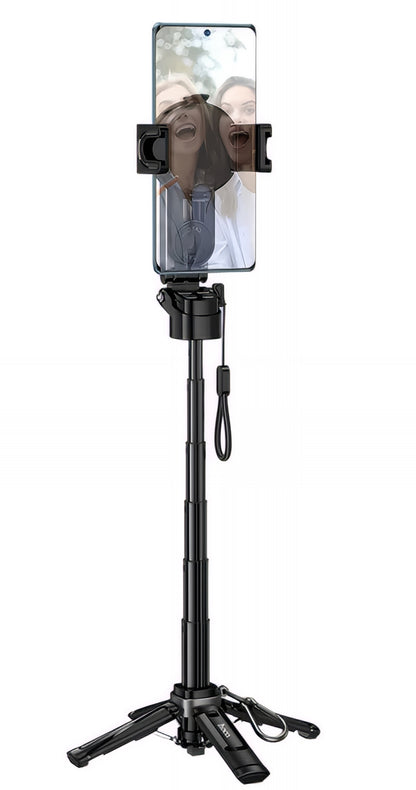 Selfie Stick Bluetooth HOCO K27 Pro, Universal, Schwarz