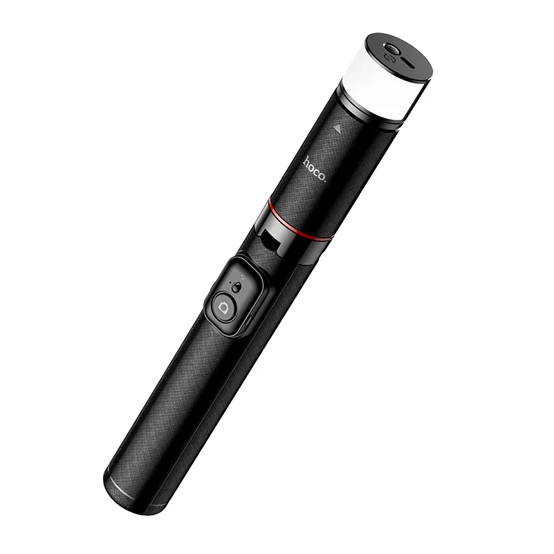 Selfie Stick Bluetooth HOCO K34, 4,5 pollici - 7 pollici, Nero