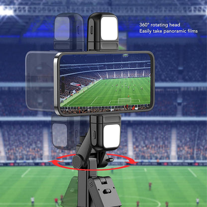 Selfie Stick Bluetooth Techsuit K30S, Universal, Schwarz