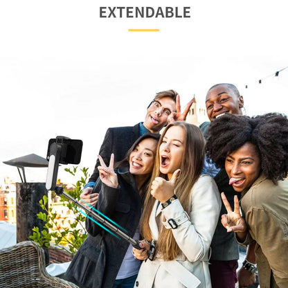 Gimbal Stabilizzatore Bluetooth Techsuit L09 Gimbal, Universale, Nero