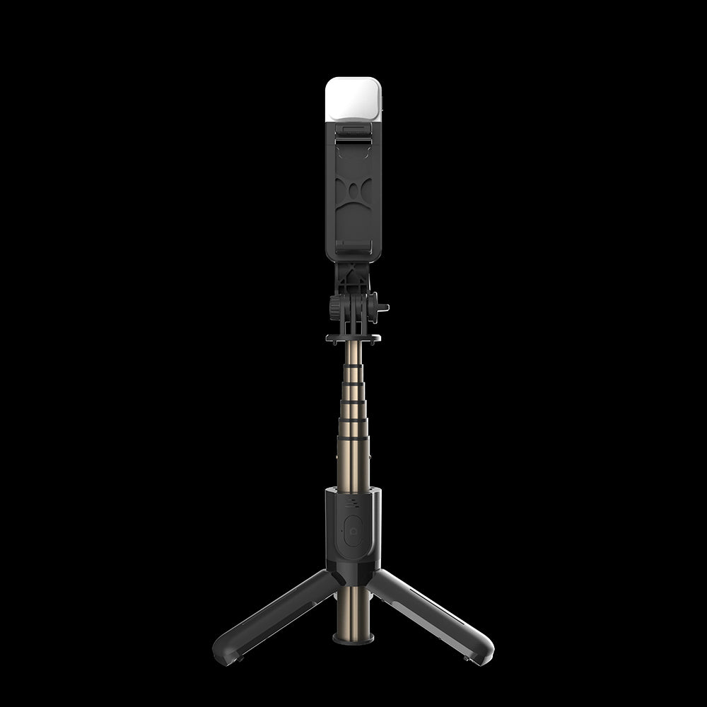 Selfie Stick Bluetooth Techsuit L10s, Universal, Schwarz