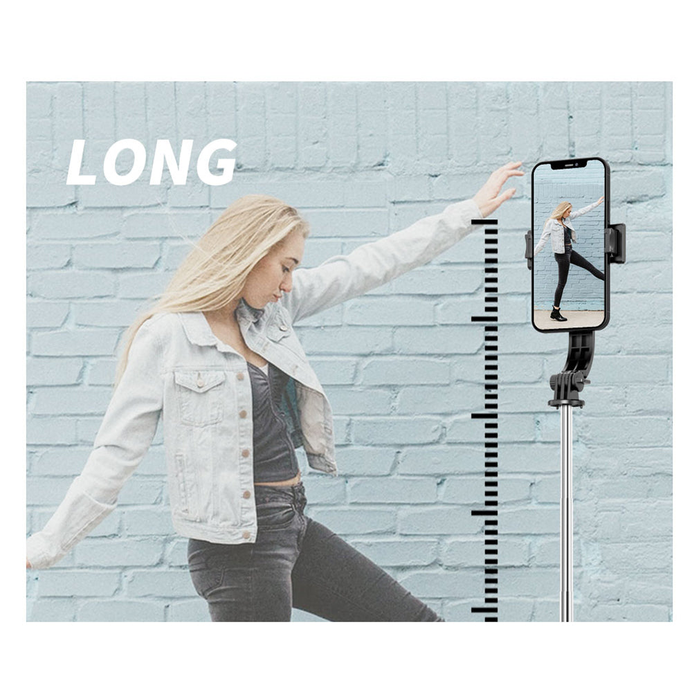 Selfie Stick Bluetooth Techsuit L13, Universal, Schwarz