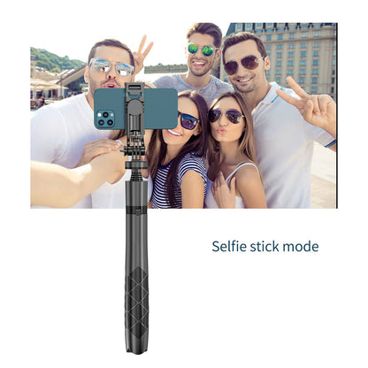 Selfie Stick Bluetooth Techsuit L16, Universal, Schwarz