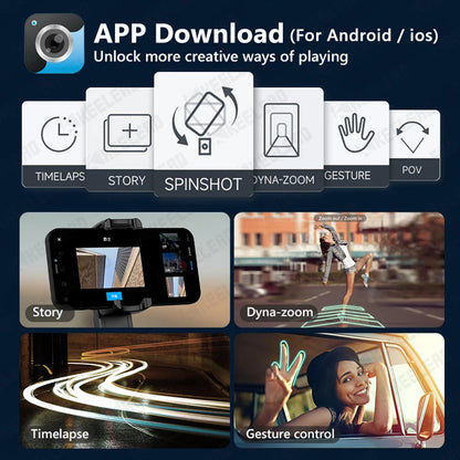 Selfie Stick Bluetooth Techsuit L18sMini, Universal, Schwarz