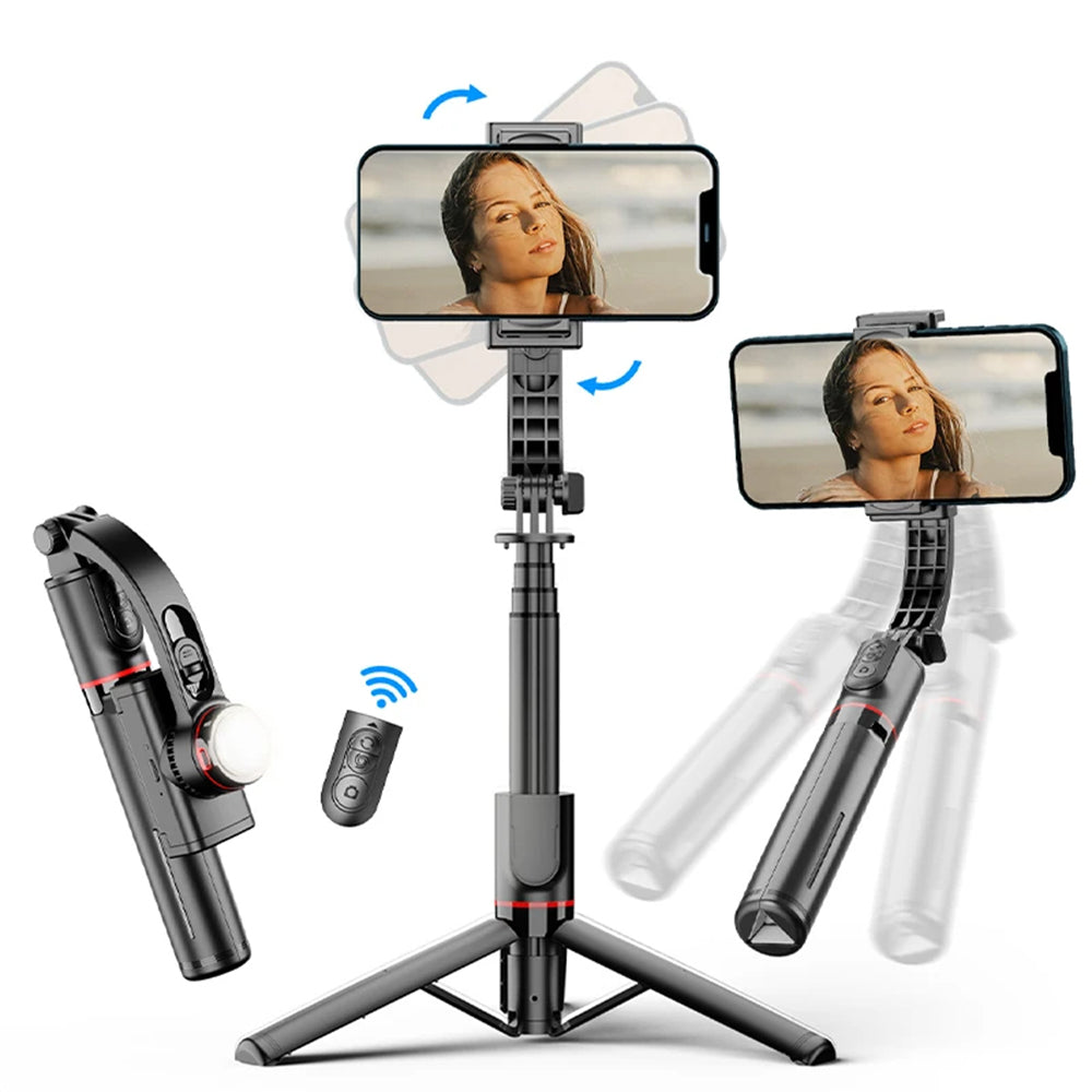 Selfie Stick Bluetooth Techsuit L19s, Universale, Nero