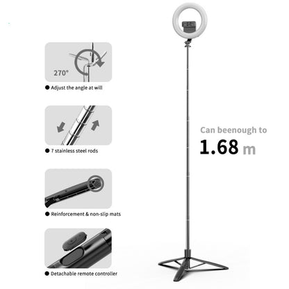 Selfie Stick Bluetooth Techsuit Q05s, Universal, Black