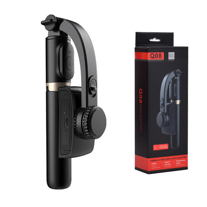 Selfie Stick Bluetooth Techsuit Q08, Universal, Schwarz