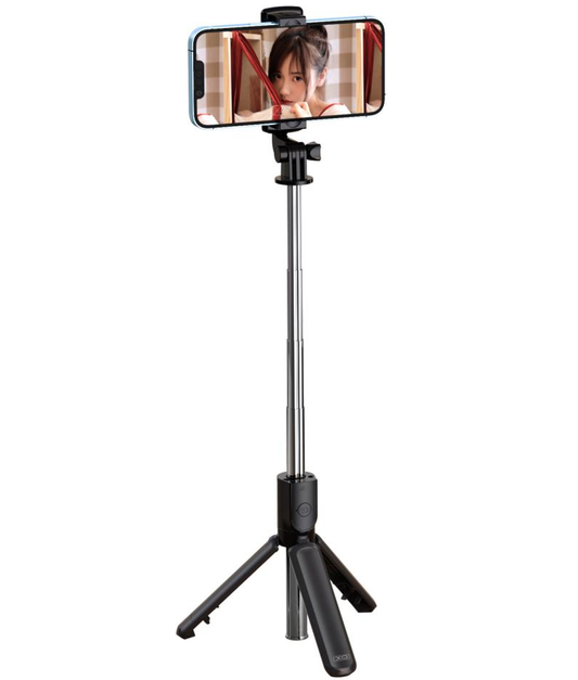 Selfie Stick Bluetooth XO Design SS09, Universal, Schwarz