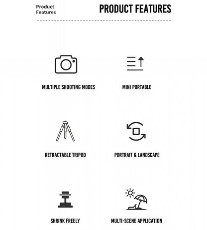 Selfie Stick Bluetooth XO Design SS08, Universale, Nero