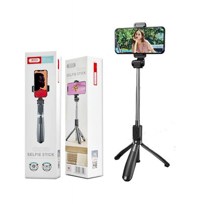 Selfie Stick Bluetooth XO Design SS08, Universale, Nero