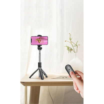 Selfie Stick Bluetooth XO Design SS08, Universale, Nero