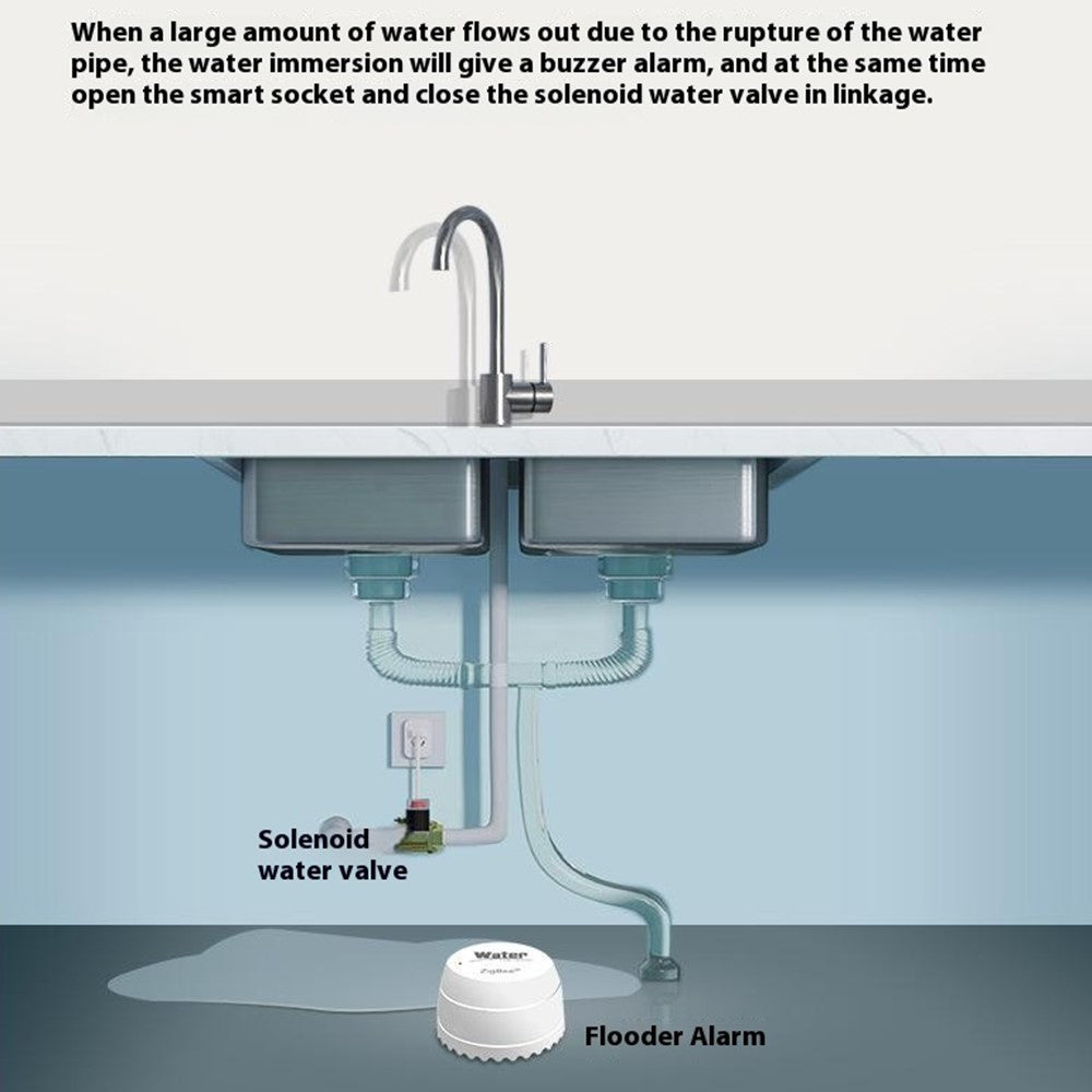 Wasserleck-Detektionssensor OEM SQ500B, Wi-Fi