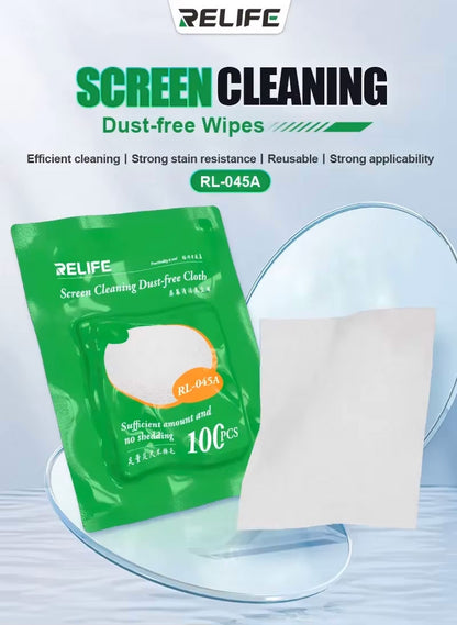 Relife RL-045A Trockenreinigungstücher, 100 Stück Set