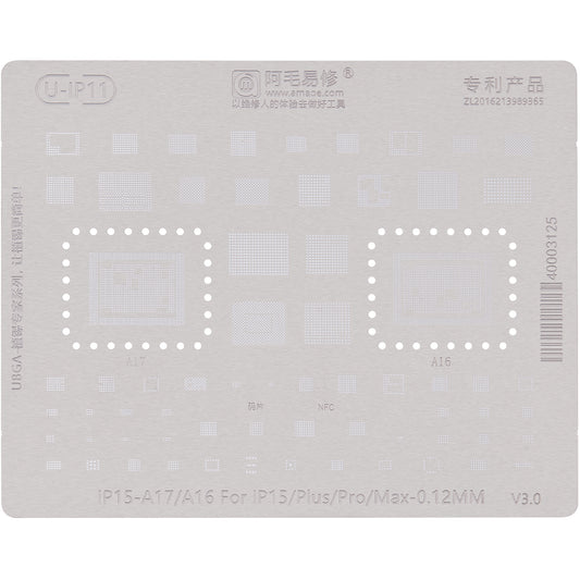 Grille BGA Amaoe U-IP11 pour Apple iPhone 15 Series