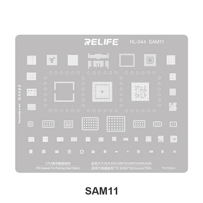 BGA Stencil Relife RL-044 V2.0 for Samsung Series CPU