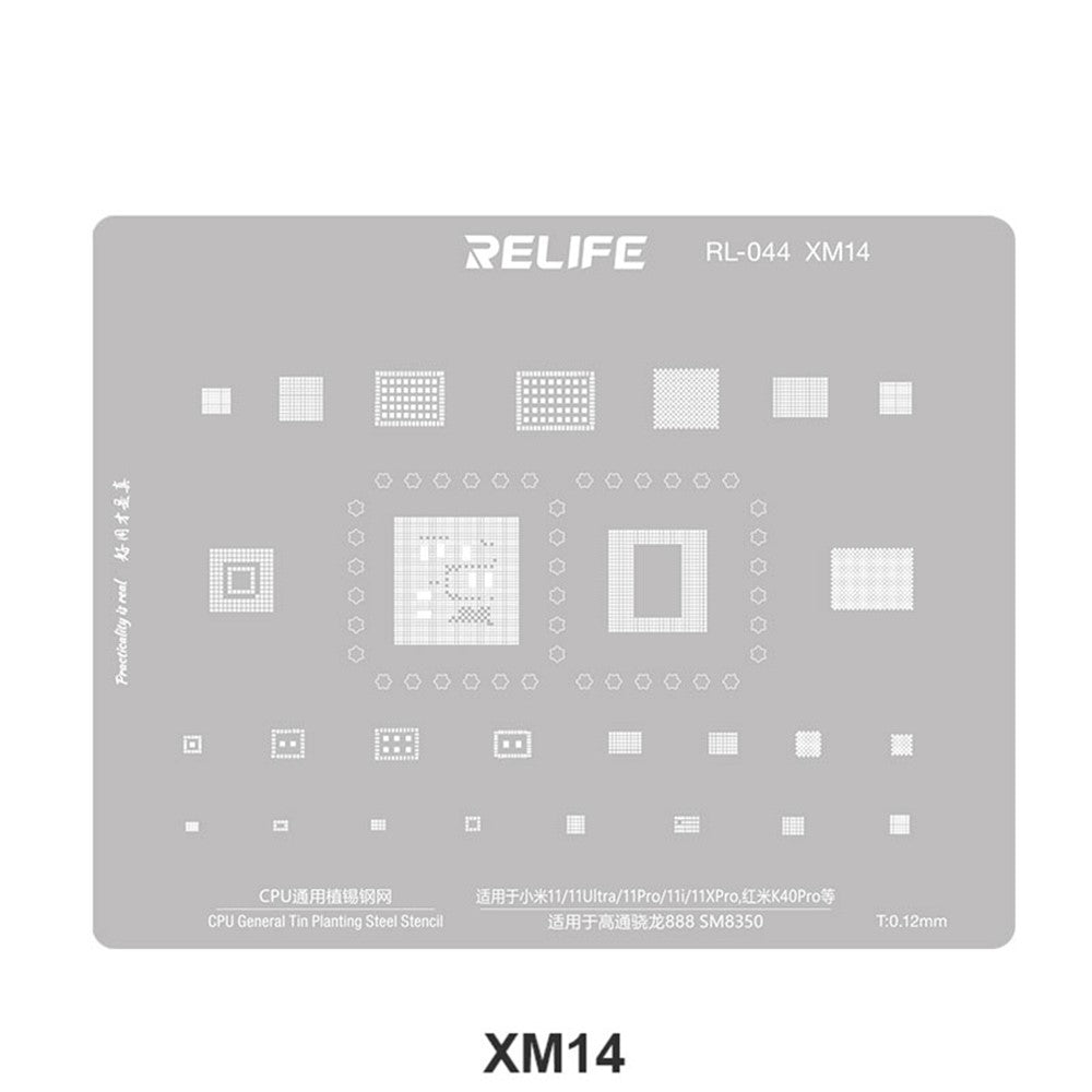 Rete BGA Relife RL-044 V2.0 per CPU Serie Xiaomi