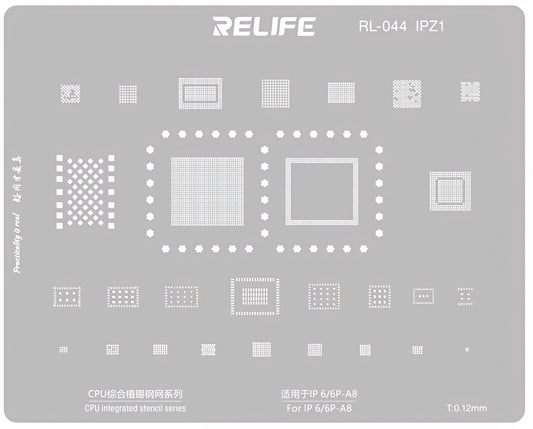 Rete BGA Relife RL-044 per Apple iPhone 6 - Serie 17, CPU