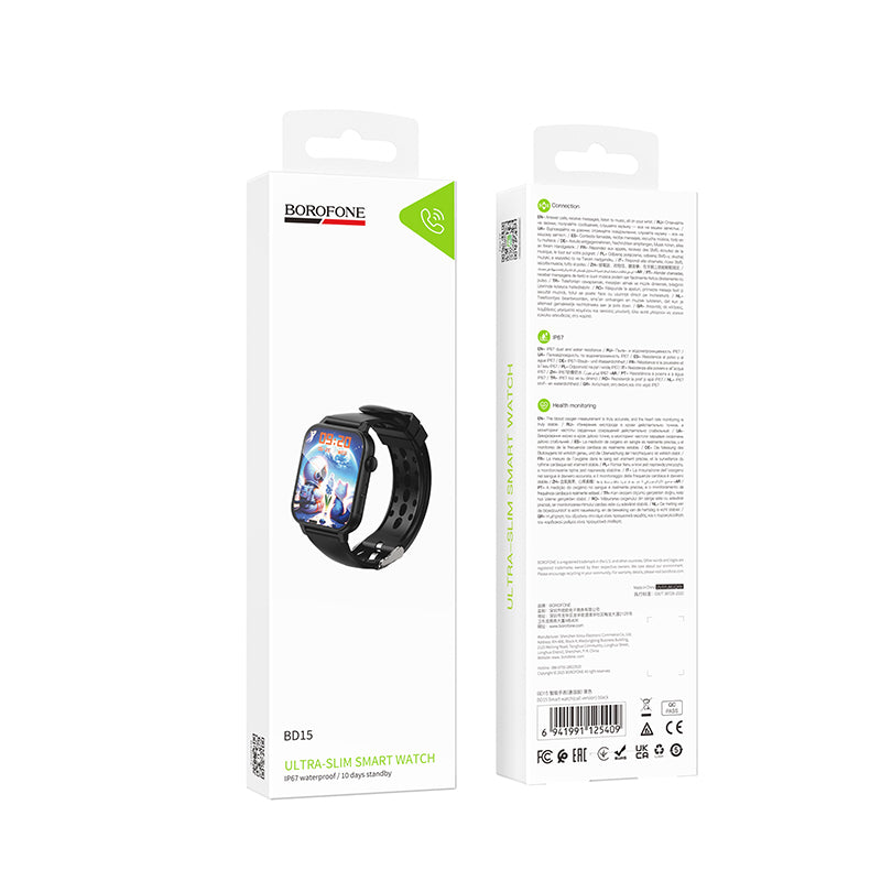 Smartwatch Borofone BD15 Call, Black