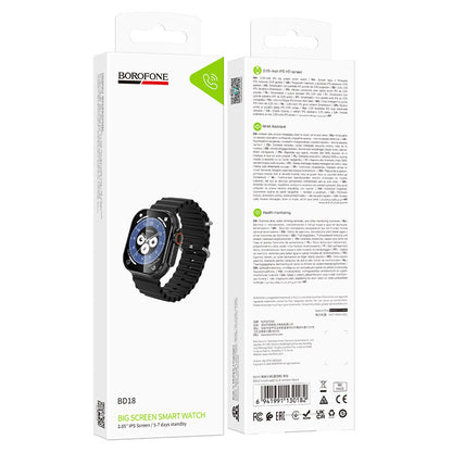 Smartwatch Borofone BD18, Nero
