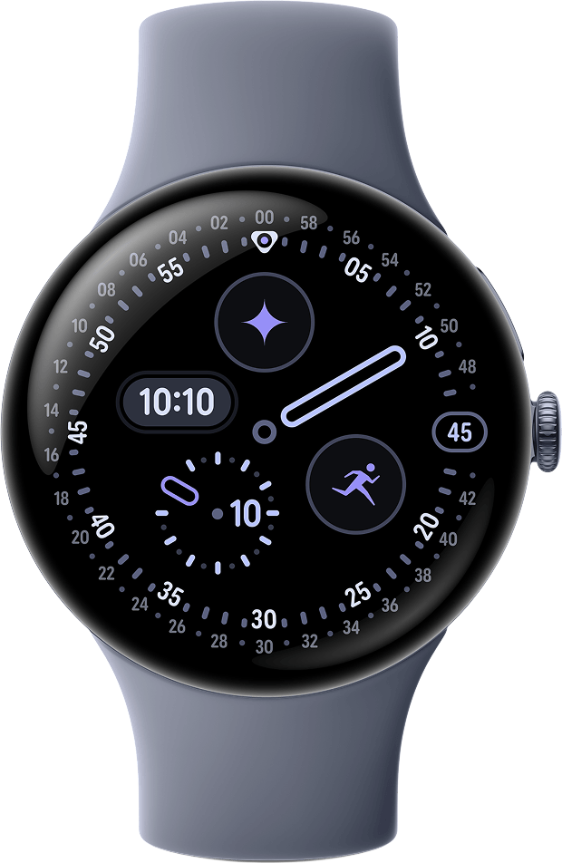 Smartwatch Google Pixel Watch 4, 45mm, Grau, Wiederaufbereitet GA10850-EU