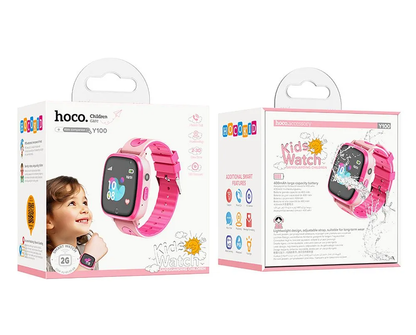 Smartwatch HOCO Y100 Kids, Rosa