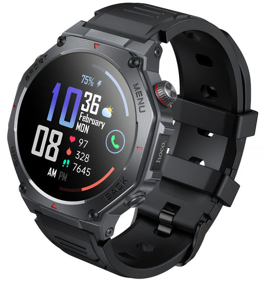 Smartwatch HOCO Y37 Call, Noir