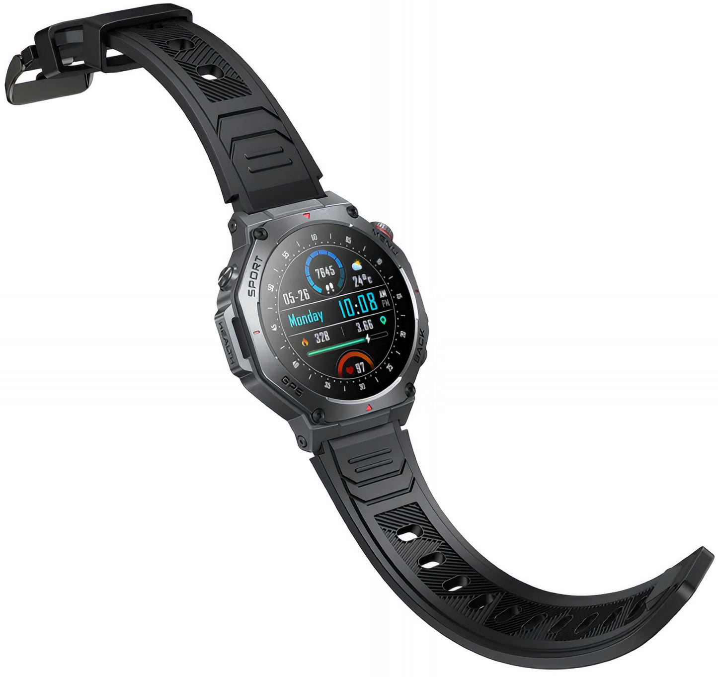 Smartwatch HOCO Y37 Call, Schwarz