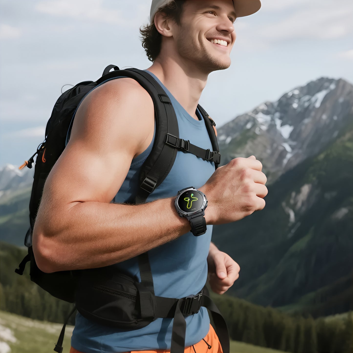 Smartwatch HOCO Y37 Call, Schwarz