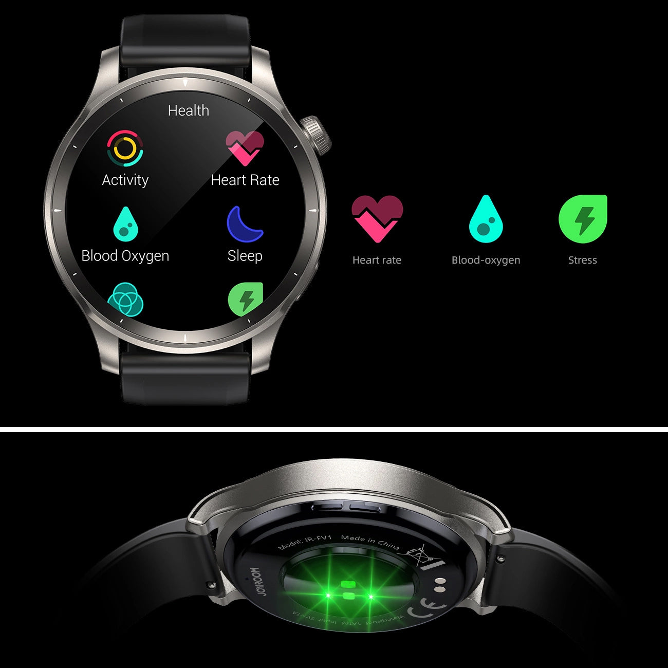 Smartwatch Joyroom JR-FV1, Grigio