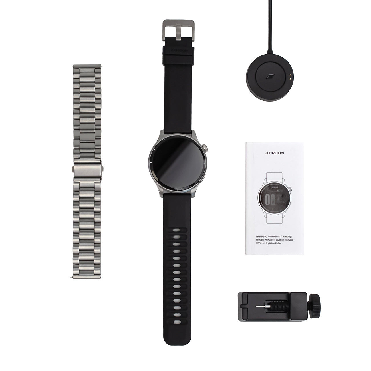 Smartwatch Joyroom JR-FV1, Grigio
