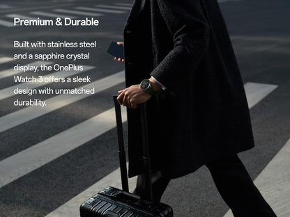 Smartwatch OnePlus Watch 3, 46mm, Black 5491100340