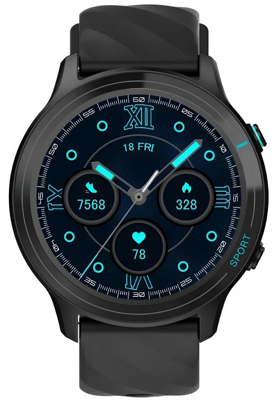Smartwatch Titmo O-100 Call, Schwarz